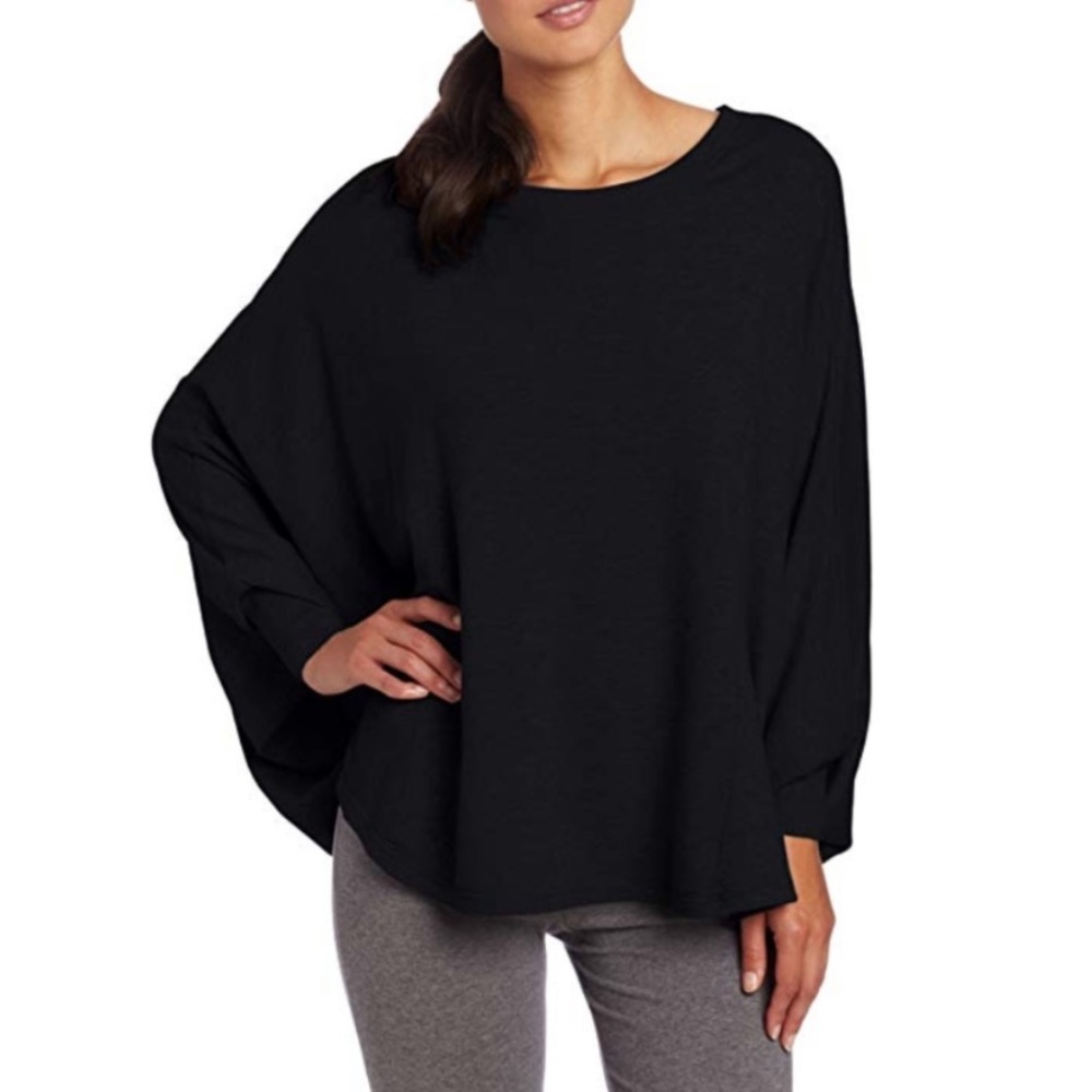 Beyond Yoga Black Pullover Oversized Poncho Top